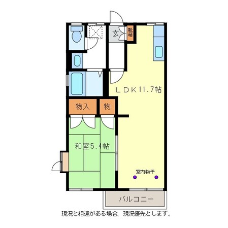 フレグランスみかわの物件間取画像